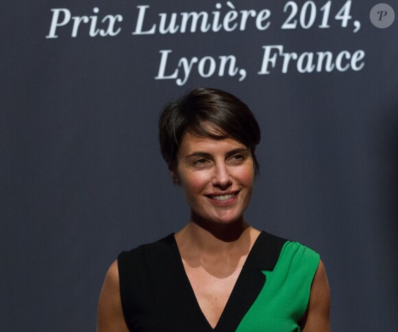 Alessandra Sublet - Hommage à Pedro Almodovar qui reçoit le Prix Lumière pour l'ensemble de sa carrière à Lyon le 17 octobre 2014. 