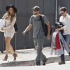 Exclusif - Le sympathique Matthew Morrison et sa fiancée Renee Puente repérés lors d'une séance photo à Los Angeles, le 22 septembre 2014