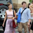 Exclusif - Matthew Morrison et sa femme Renee Puente sont allés déjeuner avec des amis à Hawaii. Le 19 octobre 2014