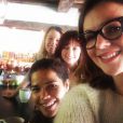   Amber Tamblyn a retrouv&eacute; ses copines de Quatre filles et un jean (Alexis Bledel, Blake Lively et America Ferrera) pour un brunch &agrave; New York en septembre 2014  