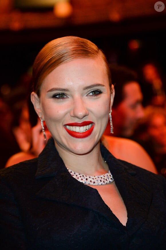Scarlett Johansson à Paris, le 28 février 2014.