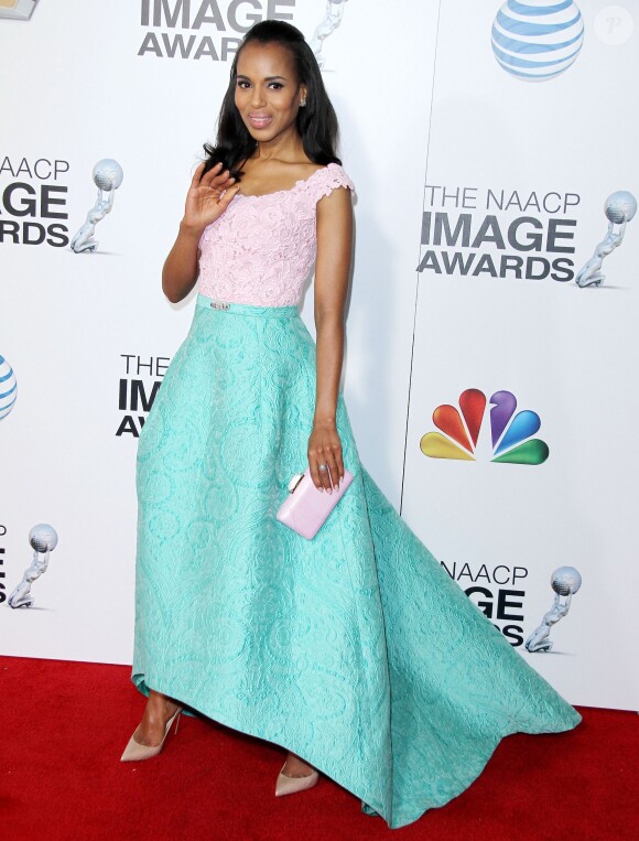 Kerry Washington lors des NAACP Image Awards à Los Angeles. Le 1er février 2013.