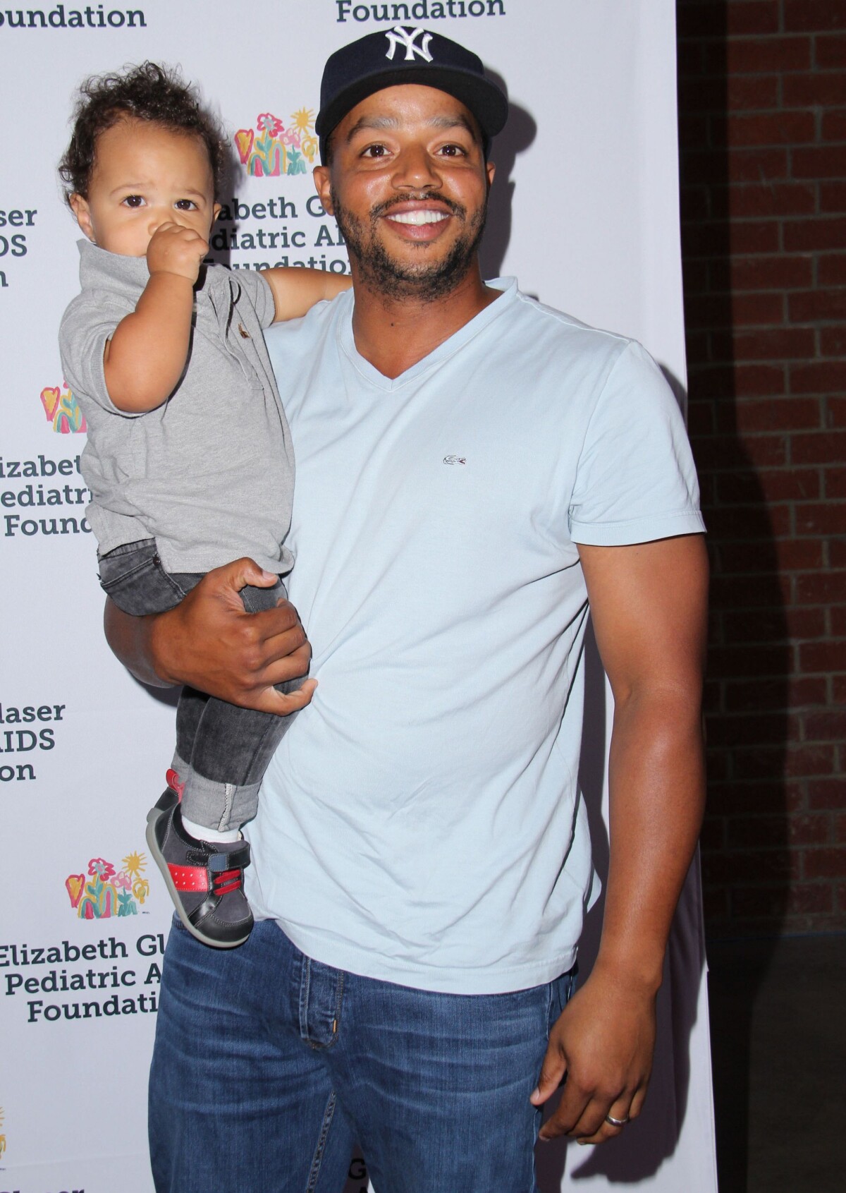Photo Donald Faison et son fils Rocco 25ème gala annuel "A Time For(02)