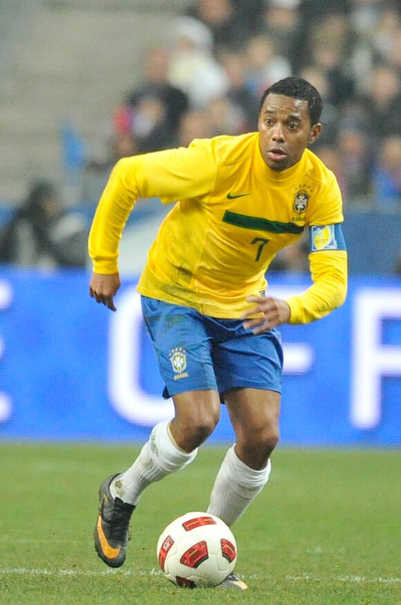 Robinho au Stade de France le 9 février 2011.