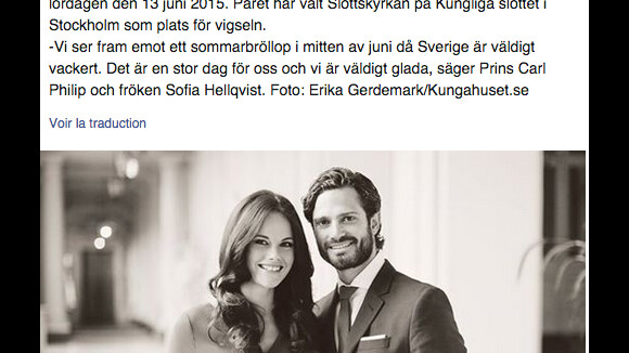 Carl Philip de Suède et Sofia Hellqvist : La date du mariage annoncée !