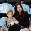 Liv Tyler, enceinte, assite au match des Knicks de New York face aux Wizards de Wahsington, le 22 octobre 2014 au Madison Square garden de New York