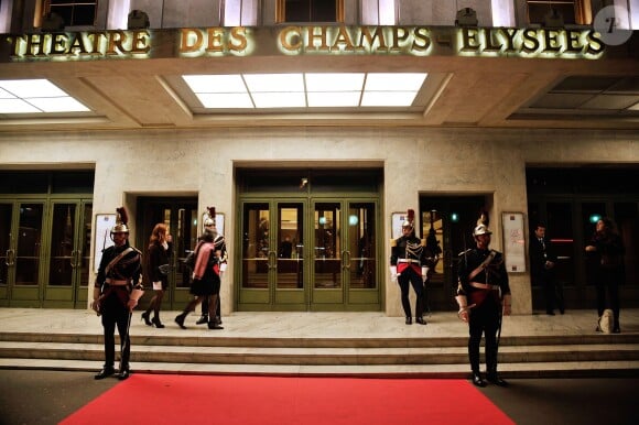 Ambiance - Gala de l'Espoir au théâtre des Champs-Elysées à Paris, le 23 octobre 2014