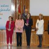 La reine Letizia d'Espagne au 25e anniversaire de l'organisation nationale de transplantation à Madrid, le 22 octobre 2014.