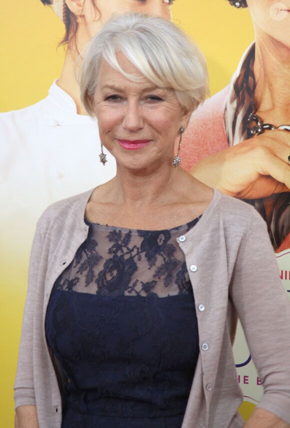 Helen Mirren - Avant-première du film "Les Recettes du bonheur" ("The Hundred-Foot Journey") au théâtre Ziegfeld à New York, le 4 août 2014.