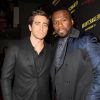 Jake Gyllenhaal et 50 Cent assistent à l'avant-première du film Nightcrawler à l'AMC Lincoln Square Theater. New York, le 27 octobre 2014.