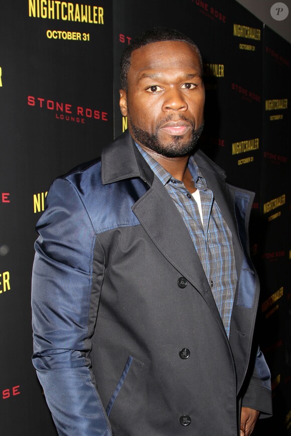 50 Cent assiste à l'avant-première du film Nightcrawler à l'AMC Lincoln Square Theater. New York, le 27 octobre 2014.