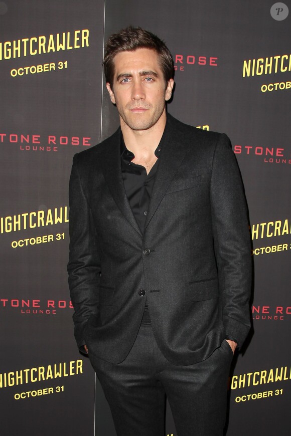 Jake Gyllenhaal assiste à l'avant-première du film Nightcrawler à l'AMC Lincoln Square Theater. New York, le 27 octobre 2014.