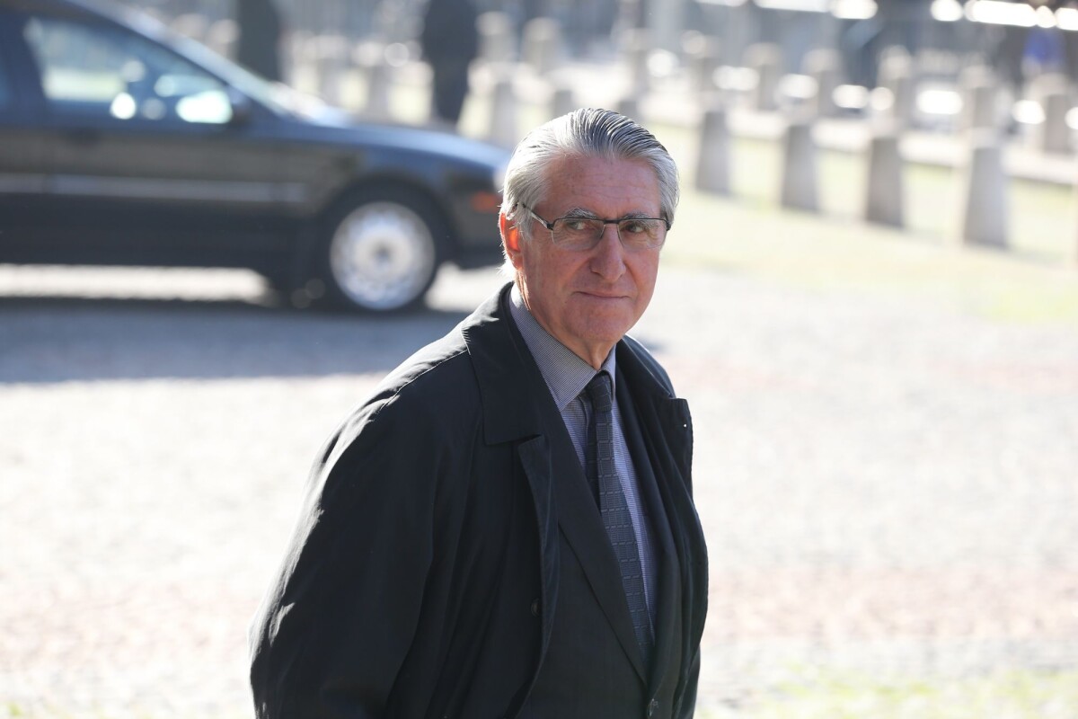 Photo ErnestAntoine Seillière lors des obsèques de Christophe de