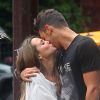 Mesut Özil et sa petite amie Mandy Capristo à New York, le 14 juin 2013