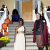 Le maire de New York Bill de Blasio et sa femme Chirlane McCray organisent une soirée d'Halloween à New York, le 28 octobre 2014.