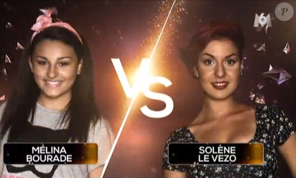 Mélina Bourade et Solène Le Vezo dans Rising Star, le jeudi 30 octobre 2014.