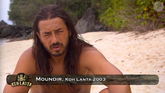 Moundir dans Koh-Lanta 2014, épisode 7, diffusé le 31 octobre 2014 sur TF1.