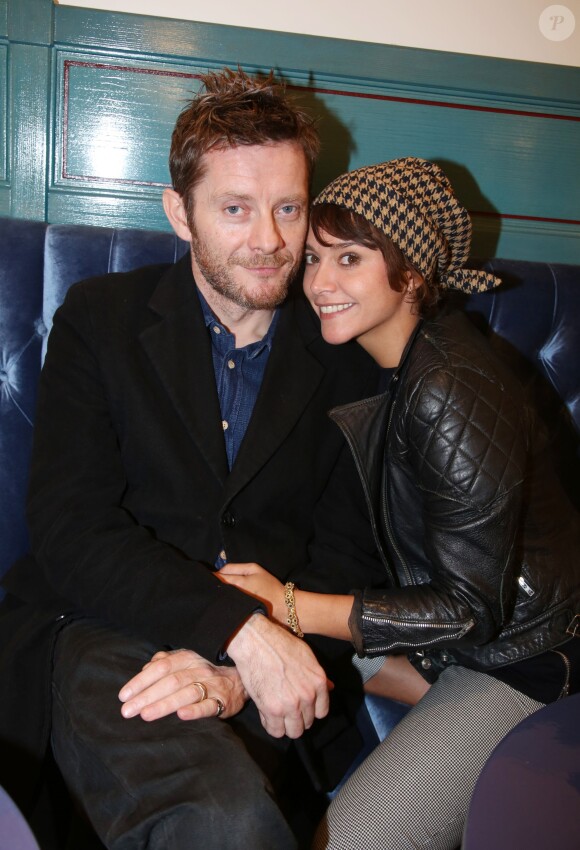 Exclusif - Emma de Caunes et son époux Jamie Hewlett - Cocktail au "Lafayette Maison" après le coup d'envoi des illuminations de Noël des Galeries Lafayette par Jerry Hall à Paris, le 5 novembre 2014.