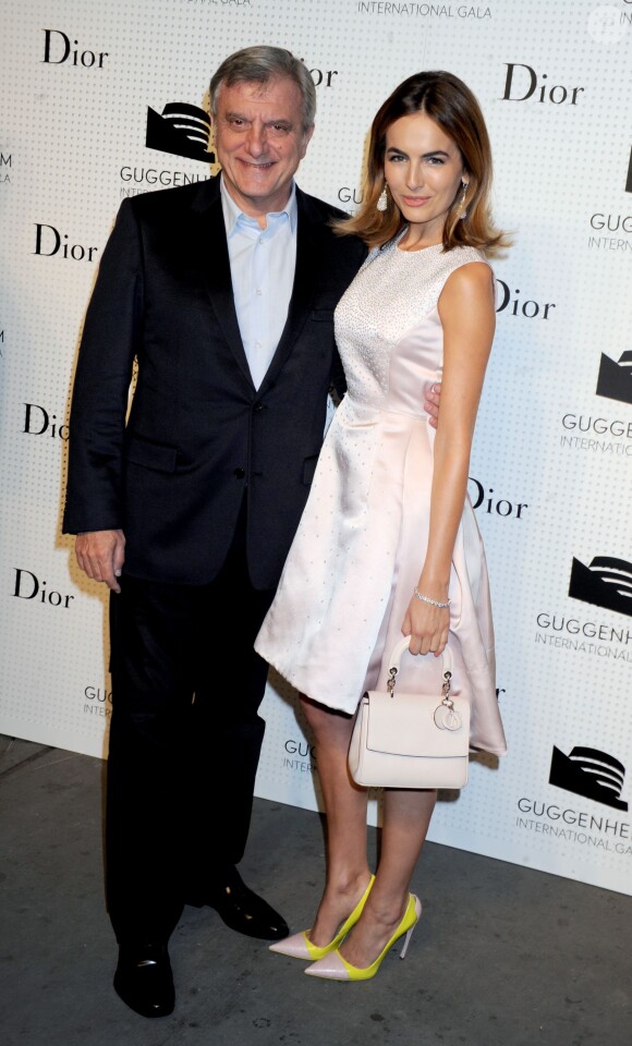 Sidney Toledano et Camilla Belle lors du Guggenheim International Gala à New York le 5 novembre 2014.