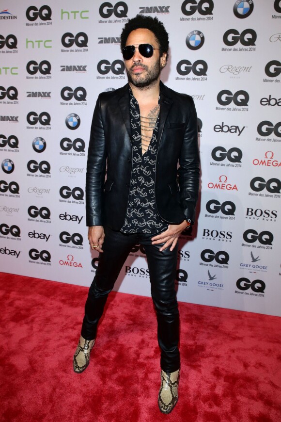 Lenny Kravitz lors de la soirée de gala "GQ Men of the Year Award" à Berlin en Allemagne le 6 novembre 2014.