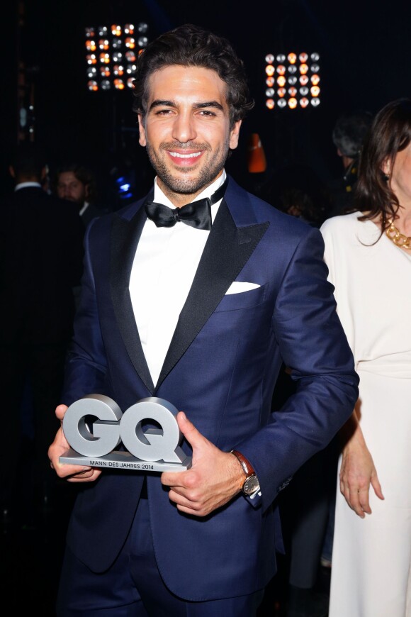 Elyas M'Barek lors de la soirée de gala "GQ Men of the Year Award" à Berlin en Allemagne le 6 novembre 2014.