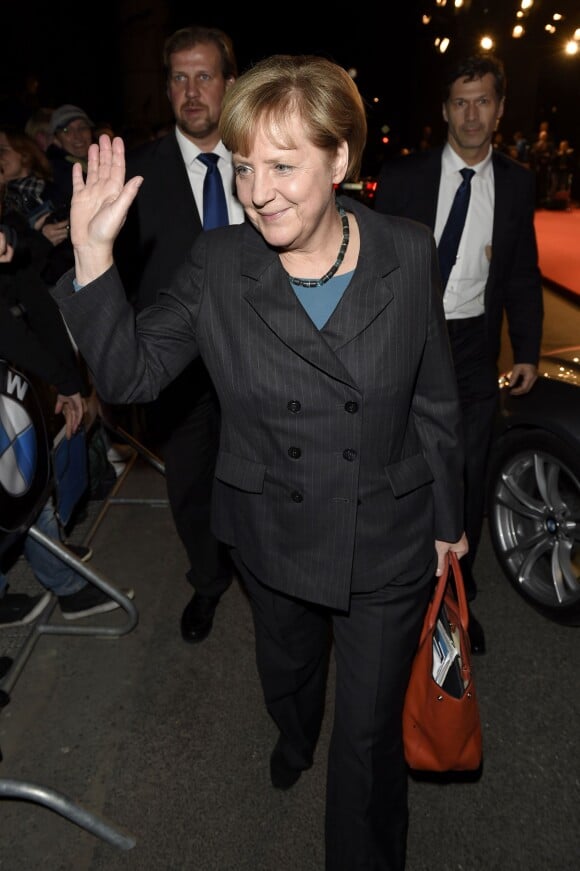 Angela Merkel  lors de la soirée de gala "GQ Men of the Year Award" à Berlin en Allemagne le 6 novembre 2014.