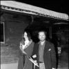 Anjelica Huston et Jack Nicholson à Gstaad en 1976