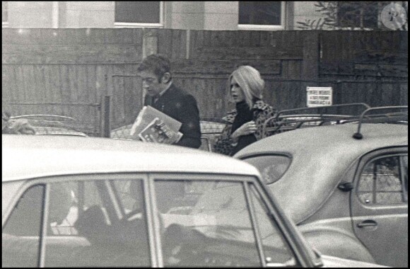 Serge Gainsbourg et Brigitte Bardot (photo d'archive non datée)