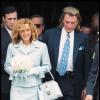 Mariage de Laeticia et Johnny Hallyday à la mairie de Neuilly, le 25 mars 1996.