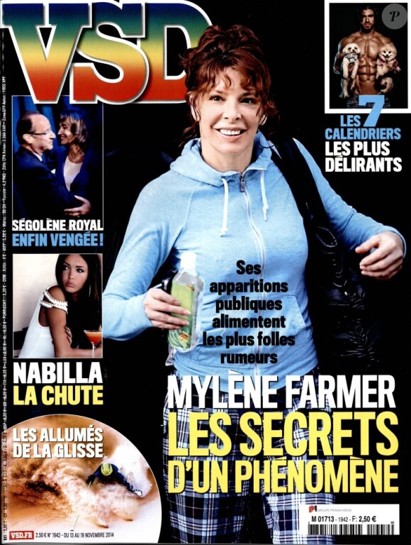 Magazine VSD en kiosques le 13 novembre 2014.