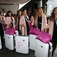 Miss France 2015 : Souriantes et excitées, les 33 Miss en route pour le soleil !