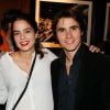 Anouchka Delon et son compagnon Julien Dereins - Soirée de lancement du livre "Johnny Hallyday on the road" de Renaud Corlouer au Buddha-Bar à Paris, le 18 novembre 2014.