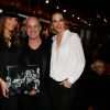 Laury Thilleman, Renaud Corlouer et sa femme - Soirée de lancement du livre "Johnny Hallyday on the road" de Renaud Corlouer au Buddha-Bar à Paris, le 18 novembre 2014.