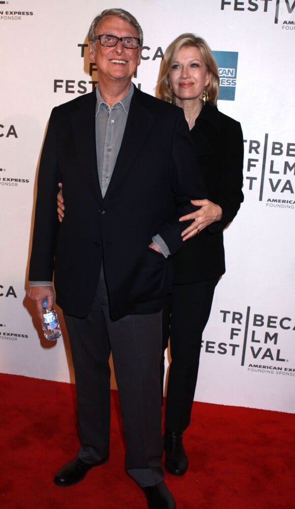 Diane Sawyer et Mike Nichols à Tribeca, New York, le 23 avril 2011.