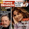 Ingrid Chauvin en couverture de France Dimanche, en kiosques le vendredi 21 novembre 2014