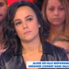 Alizée, les larmes aux yeux, revient sur les rumeurs qui ont suivi le départ de son compagnon Grégoire Lyonnet de DALS, dans TPMP, le jeudi 6 novembre 2014, sur D8