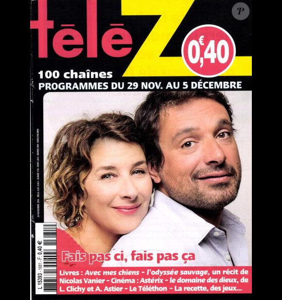 Magazine Télé Z, en kiosques le lundi 24 novembre 2014.