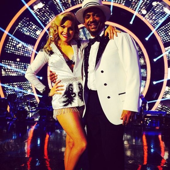 Alfonso Ribeiro et sa partenaire dans Dancing with the Stars, le 25 novembre 2014