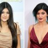 Kylie Jenner a bien changé. La jeune femme en 2011 à gauche, en 2014 à droite, est la cible des rumeurs les plus folles concernant sa nouvelle apparence