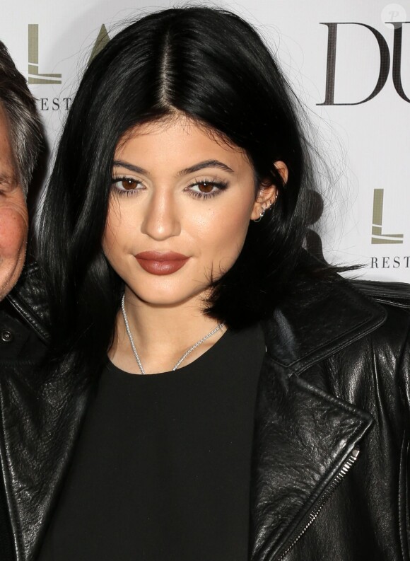 Kylie Jenner - People à la soirée du magazine Dujour en l'honneur de Kylie et Kendall Jenner à New York, le 28 août 2014. 