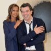 Exclusif - Prix Spécial - Karine Le Marchand et Stéphane Plaza, très complices à la soirée de vernissage de la FIAC 2014 organisée par ORANGE au Grand Palais à Paris, le 22 octobre 2014.