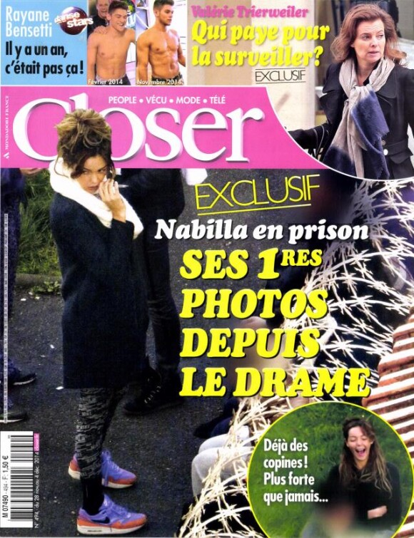 Magazine Closer en kiosques le 28 novembre 2014.