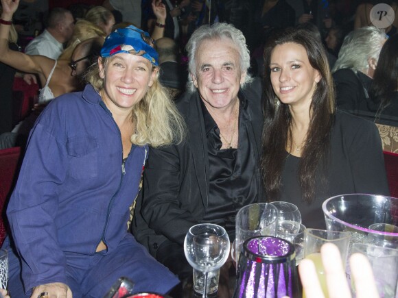 Alexandra Sennes, Peter Stringfellow et sa femme Bella Wright - Inauguration du nouveau Stringfellows à l'occasion de l'anniversaire de Muratt Atik à Paris le 27 novembre 2014.