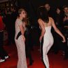 Cara Delevingne et Kendall Jenner assistent aux British Fashion Awards 2014 au London Coliseum. Londres, le 1er décembre 2014.