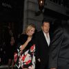 Kate Moss et Mario Testino à Londres, le 1er décembre 2014.