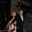  Kate Moss et Mario Testino &agrave; Londres, le 1er d&eacute;cembre 2014. 
