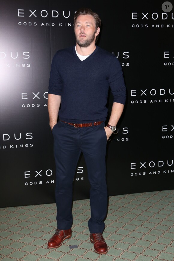Joel Edgerton lors du photocall du film "Exodus : Gods and Kings" à Paris, le 2 décembre 2014.