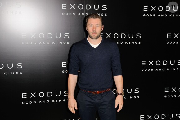 Joel Edgerton lors du photocall du film "Exodus : Gods and Kings" à Paris, le 2 décembre 2014.