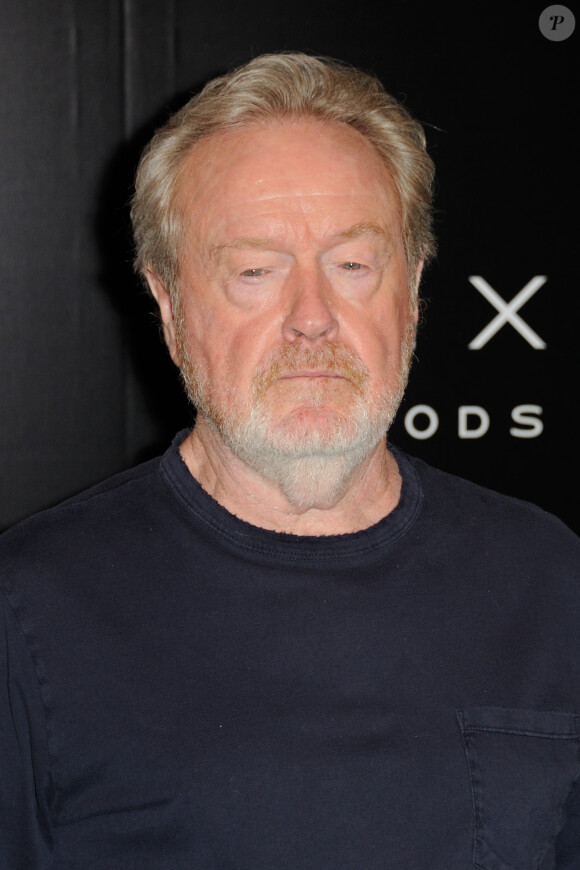 Ridley Scott lors du photocall du film "Exodus : Gods and Kings" à Paris, le 2 décembre 2014.