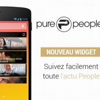 Découvrez le nouveau widget de l'application Purepeople sur Android